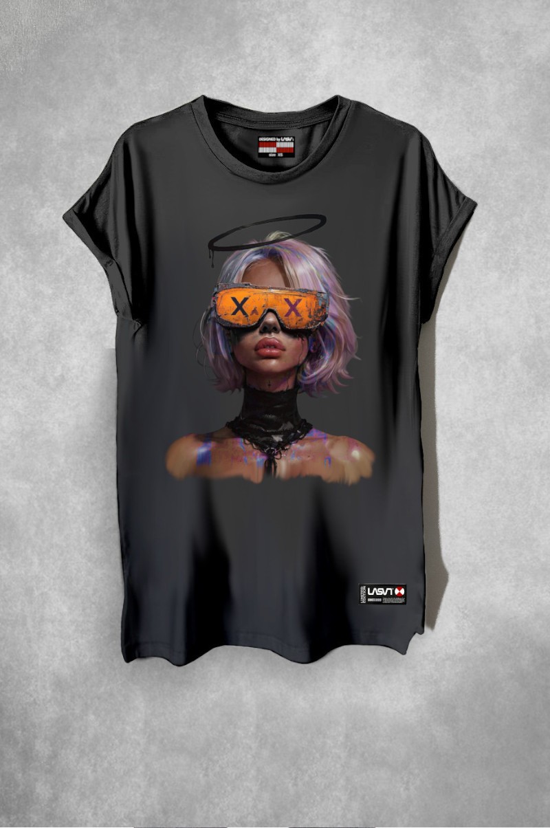 camiseta-de-mujer-lasal-xx-negro-desgastado