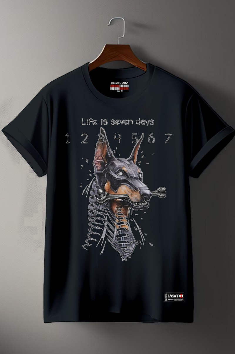 camiseta-de-hombre-lasal-dog-negro