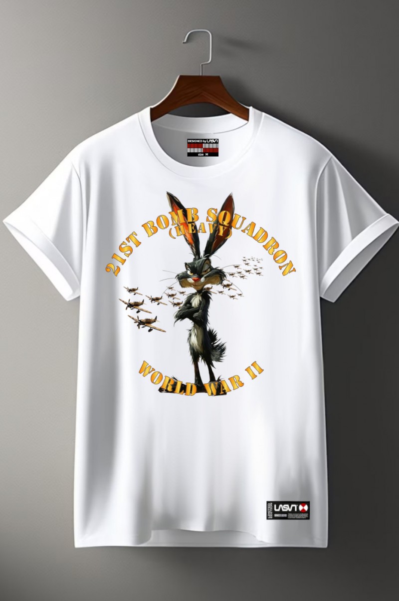 camiseta-de-hombre-lasal-rabbit-blanco
