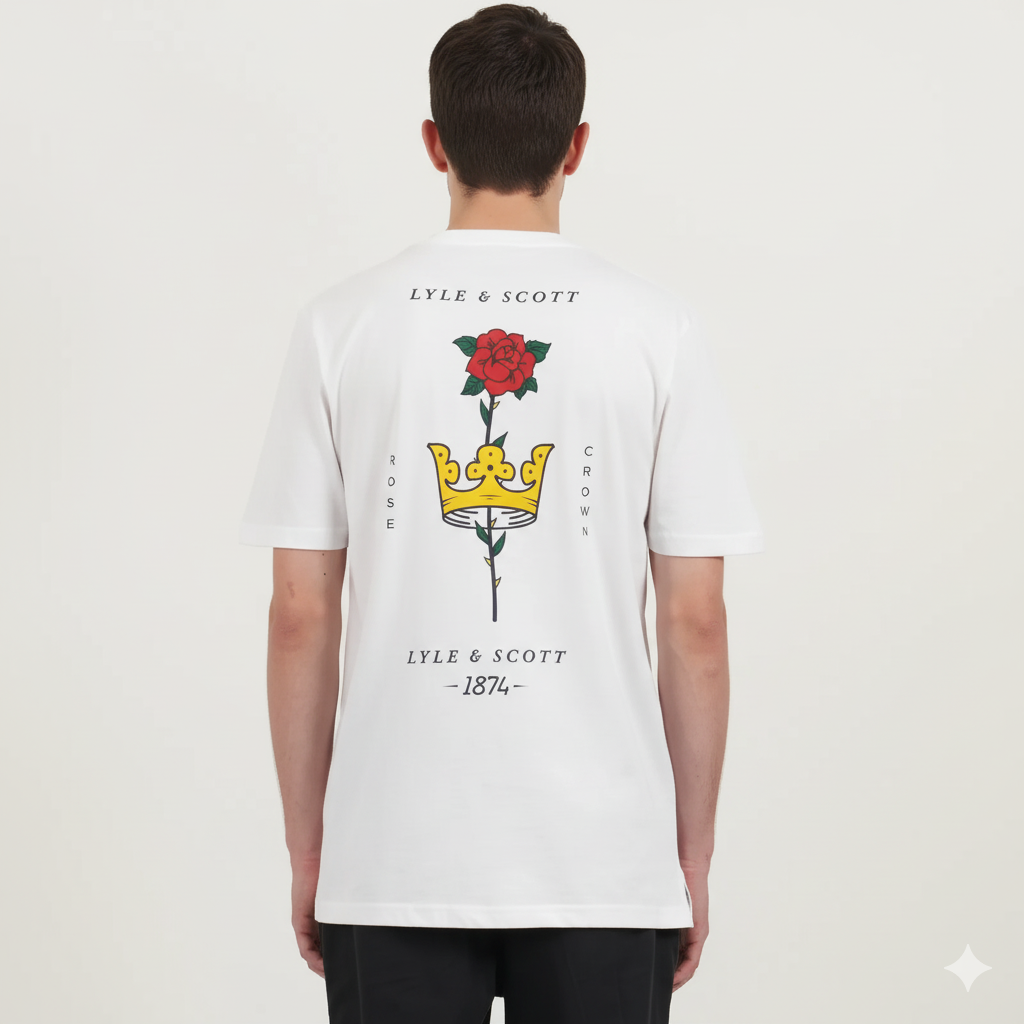 Camiseta Lyle and Scott Rose and Crown 2